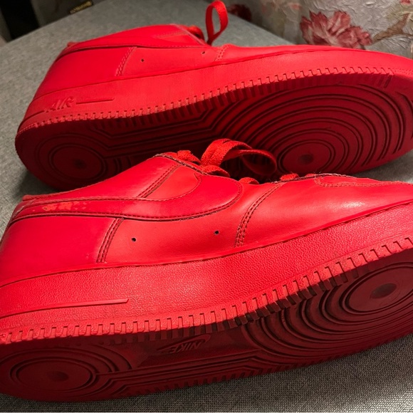 Nike Air Force ‘07 1 LV8 University Red Leather Sneakers Men’s Size 12 - Picture 8 of 8